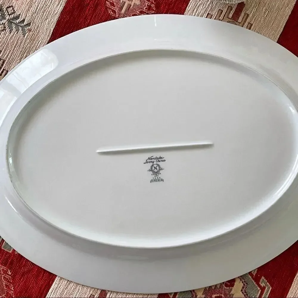 Noritake Ivory China Rare 7564 Virginia Platter